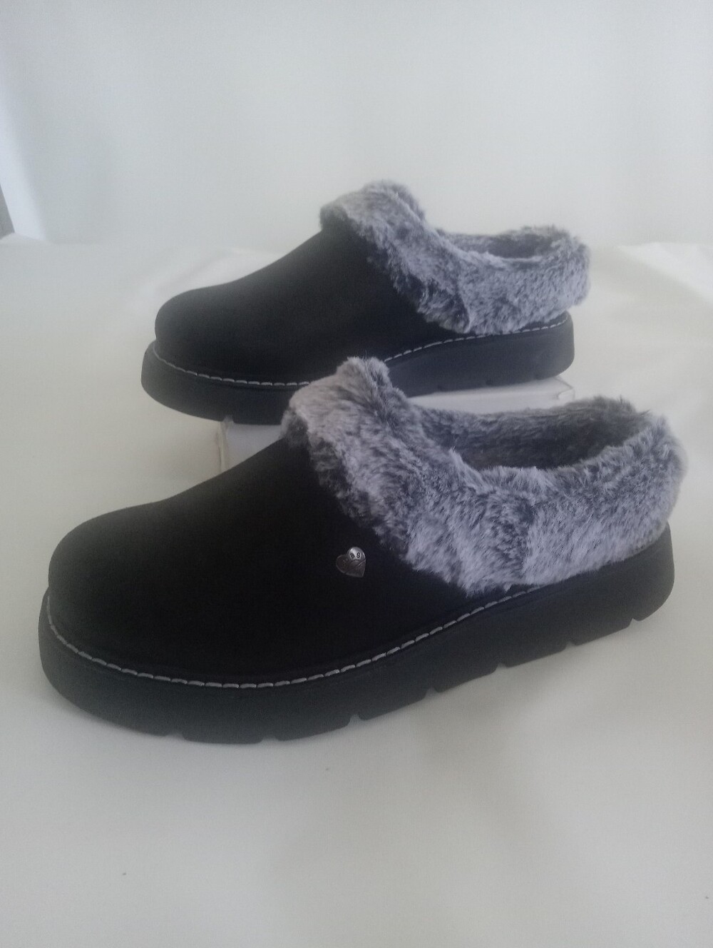 Skechers Bobs Keepsakes Sz 9 Slippers - Cozy Blend Black - Medium Womens
